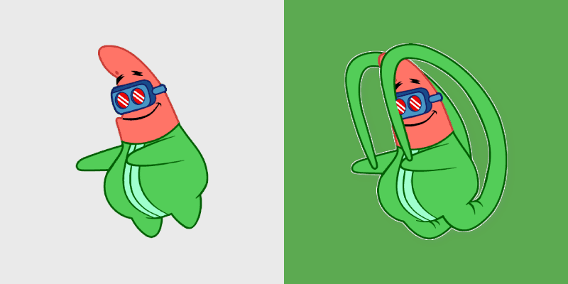 Custom Spongebob 1701 custom cursor pack preview for Chrome, Edge and Windows