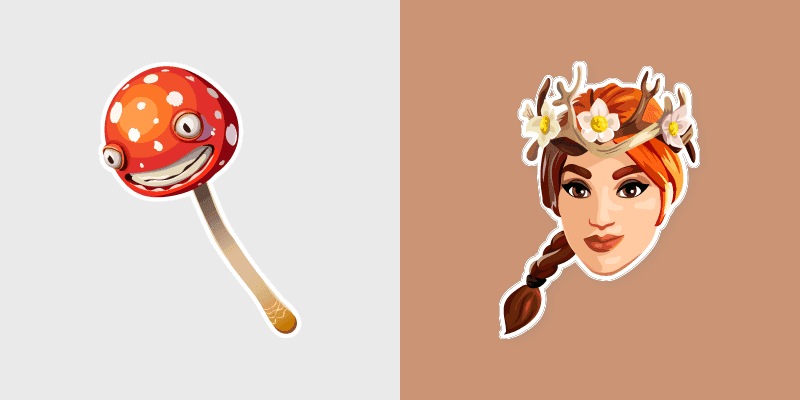 Autumn Queen Smashroom custom cursor pack preview for Chrome, Edge and Windows