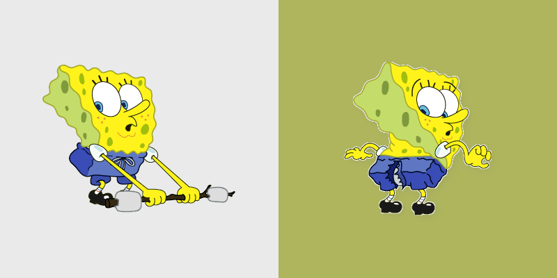 Ripped Pants Episode custom cursor pack preview for Chrome, Edge and Windows