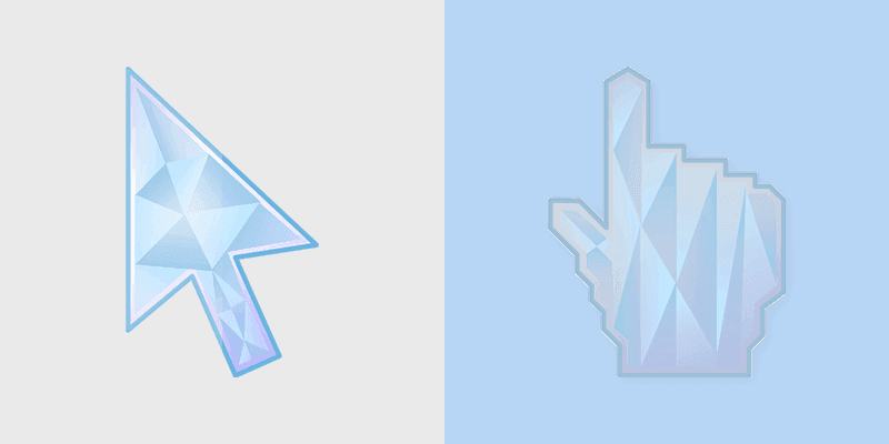 Soft Deluxe custom cursor pack preview for Chrome, Edge and Windows
