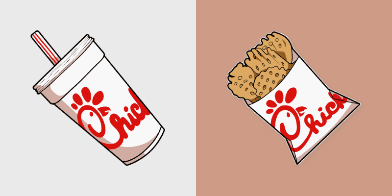 Waffle Fries & Soda custom cursor pack preview for Chrome, Edge and Windows