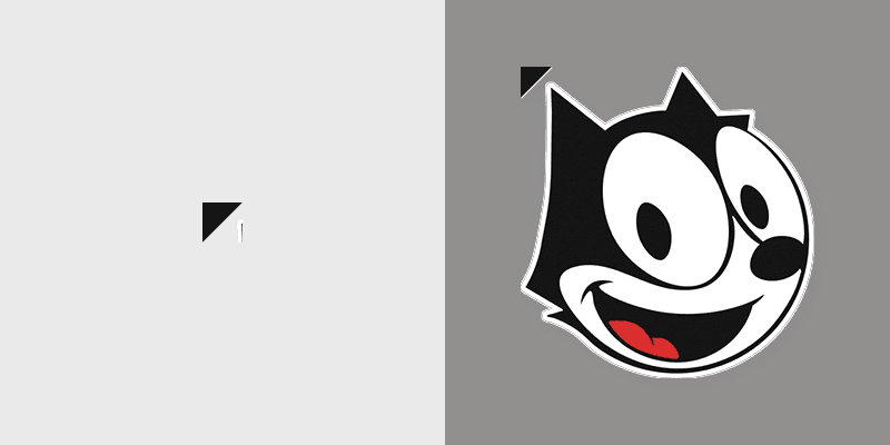 Felix the Cat custom cursor pack preview for Chrome, Edge and Windows
