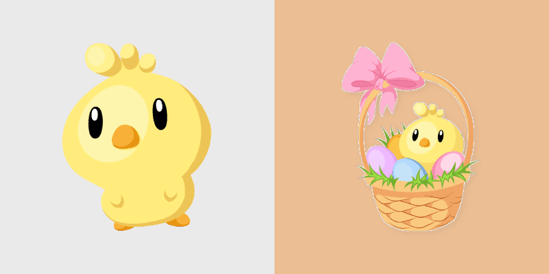 Chick Basket custom cursor pack preview for Chrome, Edge and Windows