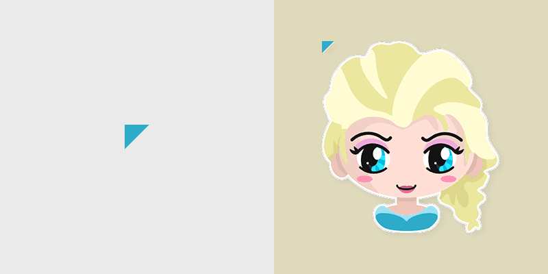 Elsa & Anna custom cursor pack preview for Chrome, Edge and Windows