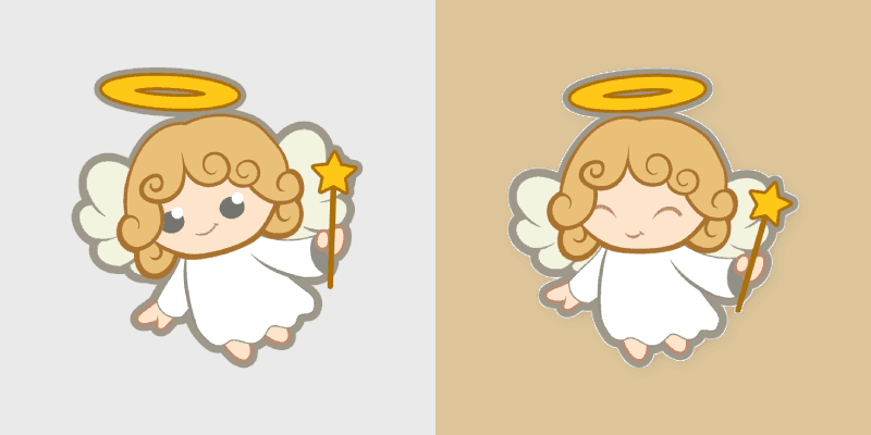 Charming Angel custom cursor pack preview for Chrome, Edge and Windows