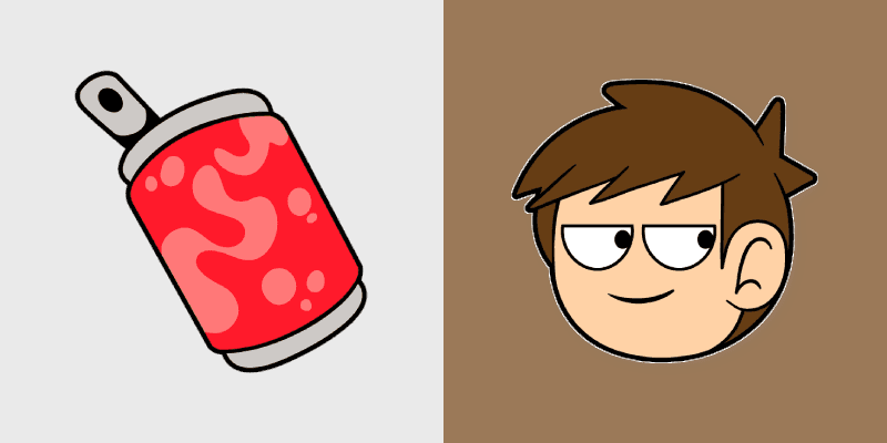 Eddsworld Edd & Coke custom cursor pack preview for Chrome, Edge and Windows