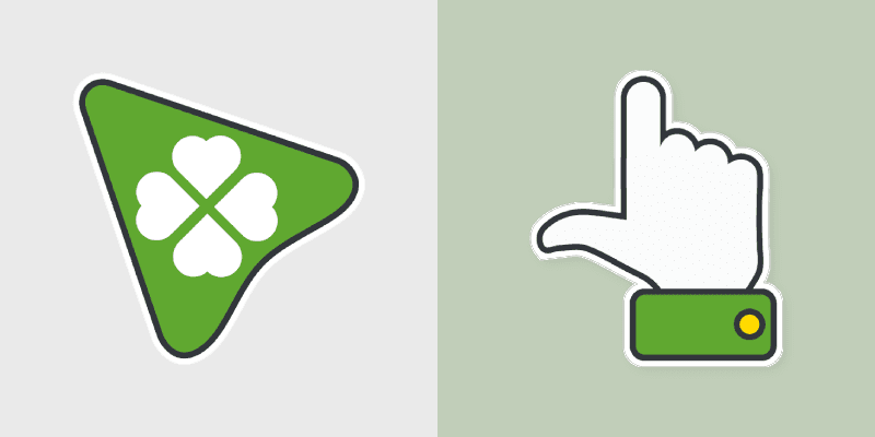 Lucky Clover custom cursor pack preview for Chrome, Edge and Windows