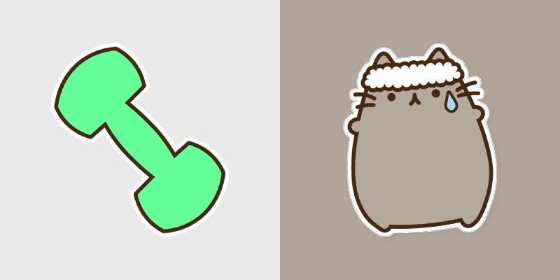 Pusheen Delight Mix custom cursor pack preview for Chrome, Edge and Windows