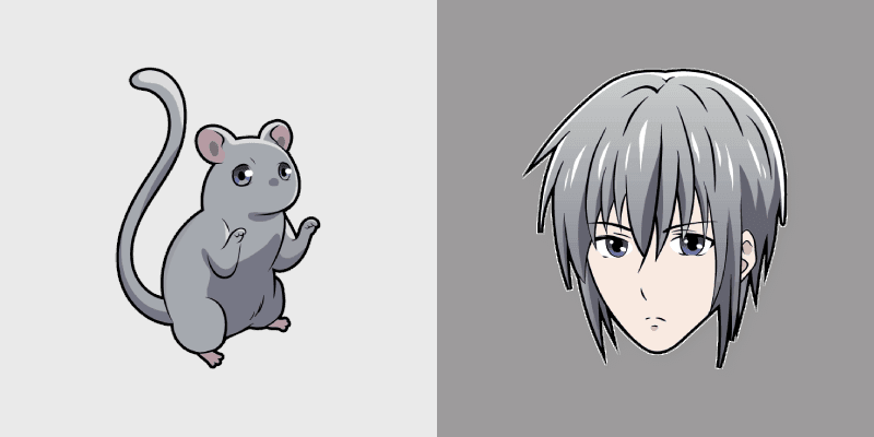 Yuki Sohma custom cursor pack preview for Chrome, Edge and Windows
