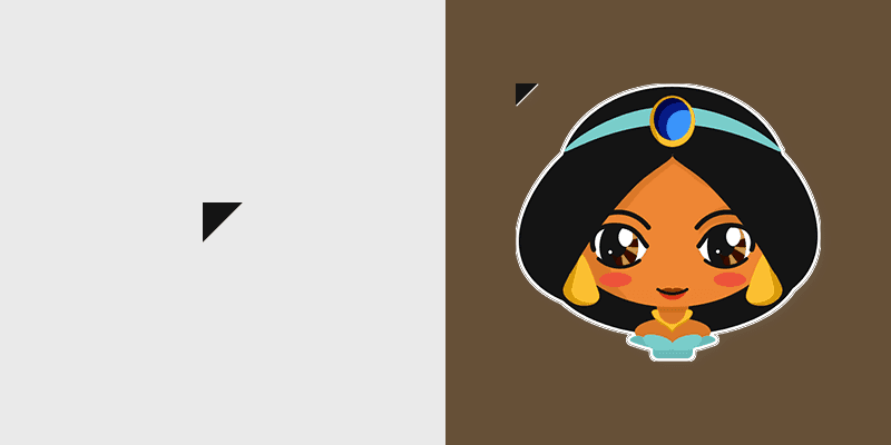 Aladdin & Jasmine custom cursor pack preview for Chrome, Edge and Windows