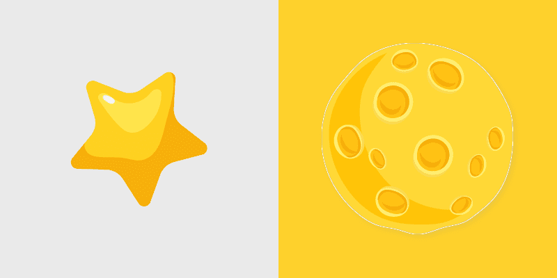 Celestial Moon custom cursor pack preview for Chrome, Edge and Windows