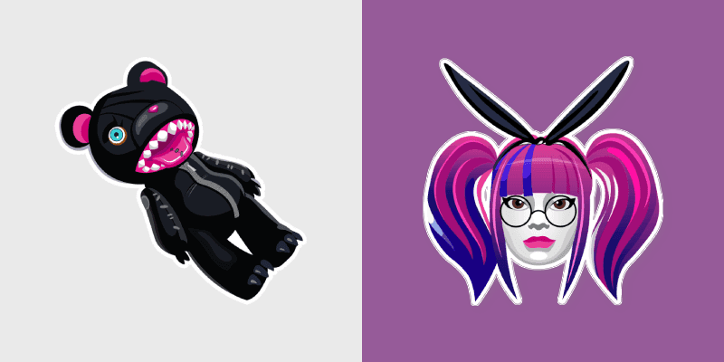 Lace Stitches custom cursor pack preview for Chrome, Edge and Windows