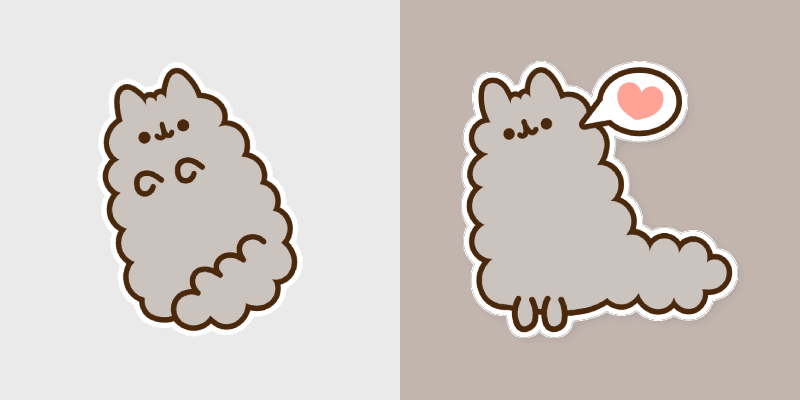 Stormy Kitty custom cursor pack preview for Chrome, Edge and Windows
