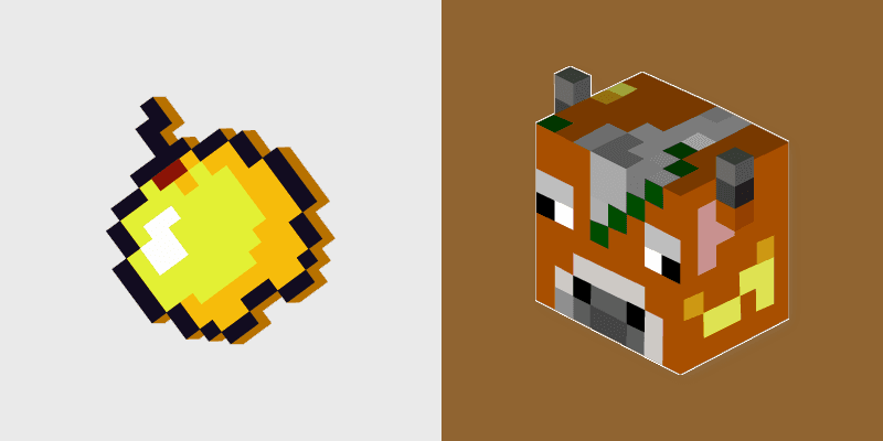 Golden Apple custom cursor pack preview for Chrome, Edge and Windows