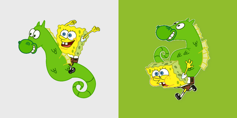 Spongebob's Cute Mouse custom cursor pack preview for Chrome, Edge and Windows