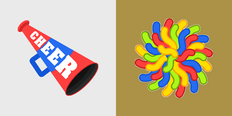 Cheer Pom-Pom custom cursor pack preview for Chrome, Edge and Windows