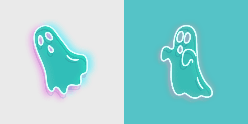 Ghostly custom cursor pack preview for Chrome, Edge and Windows