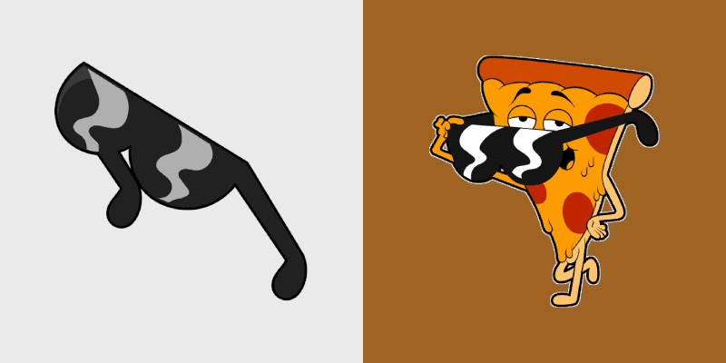 Pizza Steve custom cursor pack preview for Chrome, Edge and Windows
