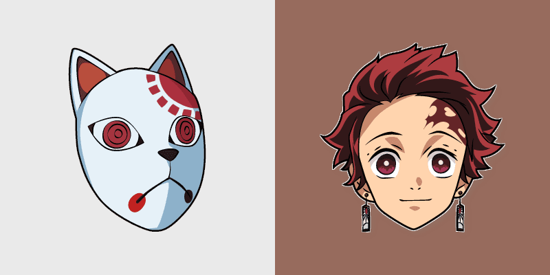 Tanjiro Kamado custom cursor pack preview for Chrome, Edge and Windows