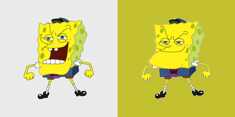 Hall Monitor SpongeBob custom cursor pack preview for Chrome, Edge and Windows