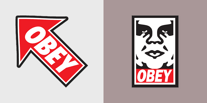 Obey Shepard Fairey custom cursor pack preview for Chrome, Edge and Windows