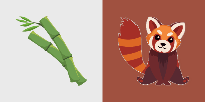 Red Panda custom cursor pack preview for Chrome, Edge and Windows