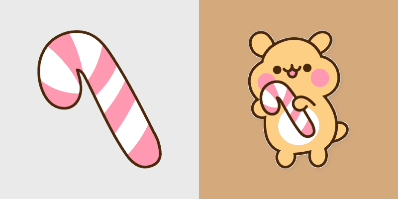 Cheek Holiday Sweets custom cursor pack preview for Chrome, Edge and Windows