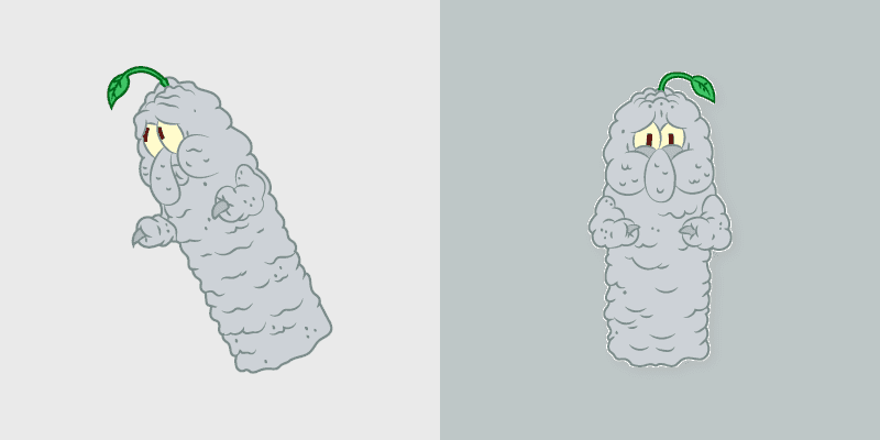 Spongebob's Smelly Squidward custom cursor pack preview for Chrome, Edge and Windows