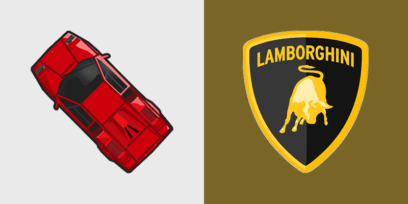 Lamborghini Countach custom cursor pack preview for Chrome, Edge and Windows