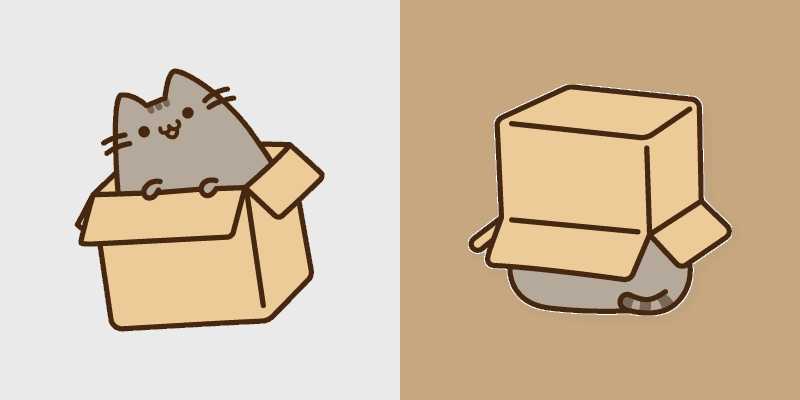 Pusheen Cute One custom cursor pack preview for Chrome, Edge and Windows