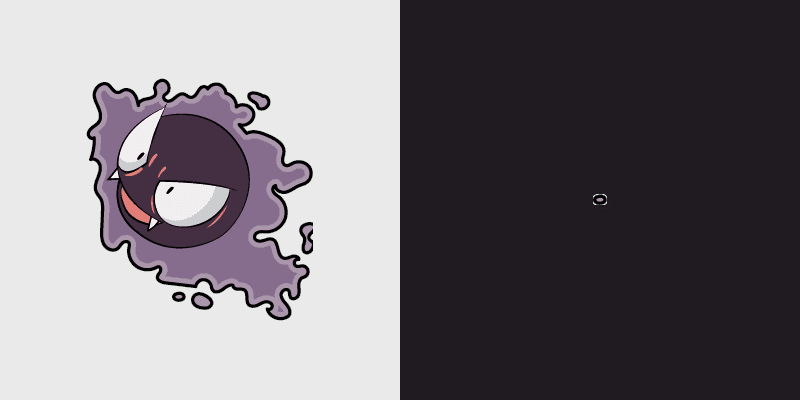 Gastly and Gengar custom cursor pack preview for Chrome, Edge and Windows