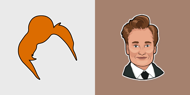 Conan O'Brien custom cursor pack preview for Chrome, Edge and Windows