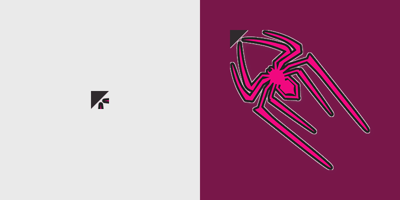 Spider-Gwen custom cursor pack preview for Chrome, Edge and Windows