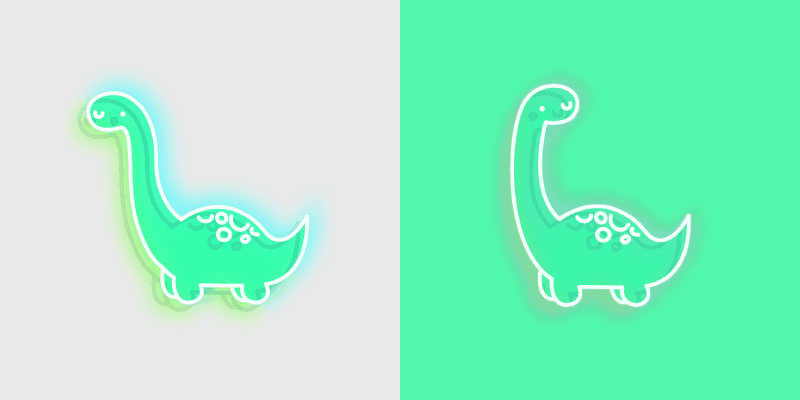 Brontosaurus custom cursor pack preview for Chrome, Edge and Windows