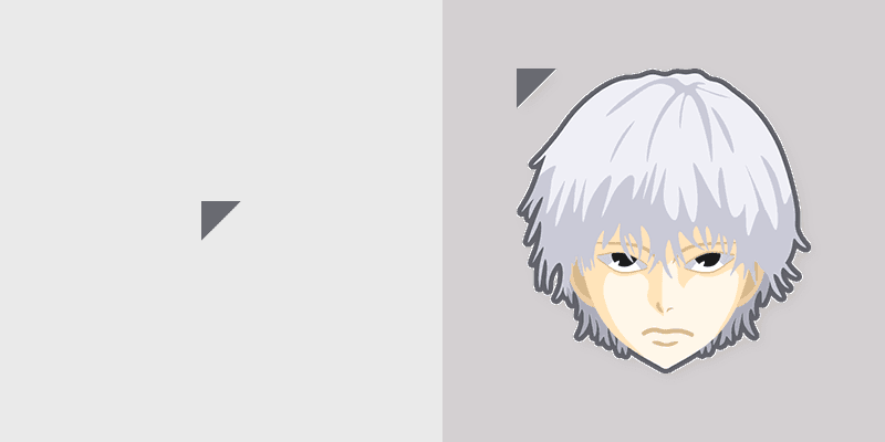 Ken Kaneki custom cursor pack preview for Chrome, Edge and Windows