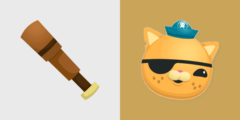 Kwazii Octonaut custom cursor pack preview for Chrome, Edge and Windows