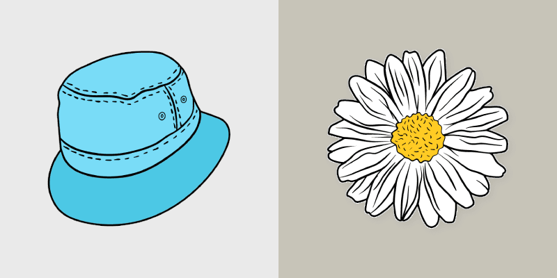 Stylish Bucket Hat custom cursor pack preview for Chrome, Edge and Windows