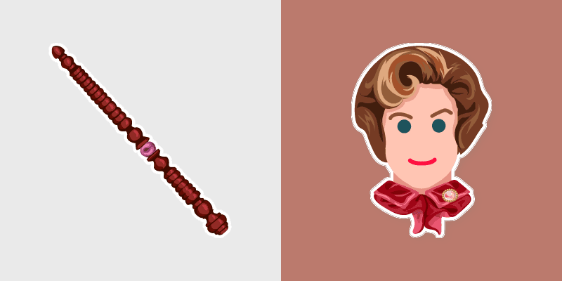 Dolores Umbridge custom cursor pack preview for Chrome, Edge and Windows