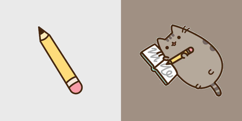 Pusheen Classic Duo custom cursor pack preview for Chrome, Edge and Windows