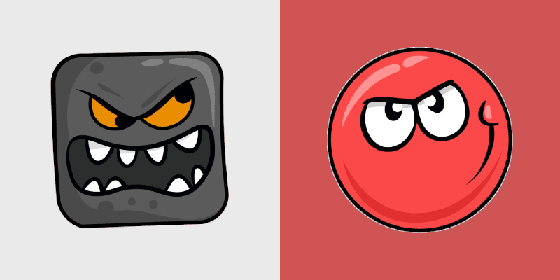 Red Ball Adventure custom cursor pack preview for Chrome, Edge and Windows