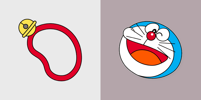 Doraemon custom cursor pack preview for Chrome, Edge and Windows