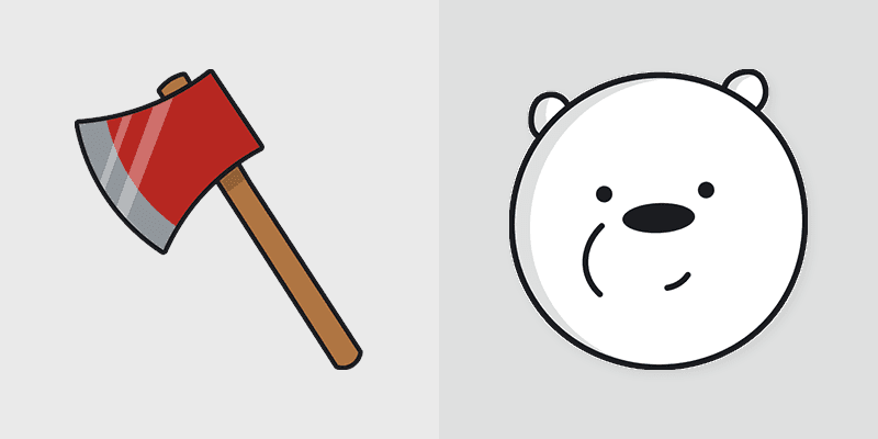 Cartoon Kids Shows custom cursor collection preview
