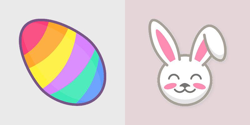 Holidays Easter custom cursor collection preview