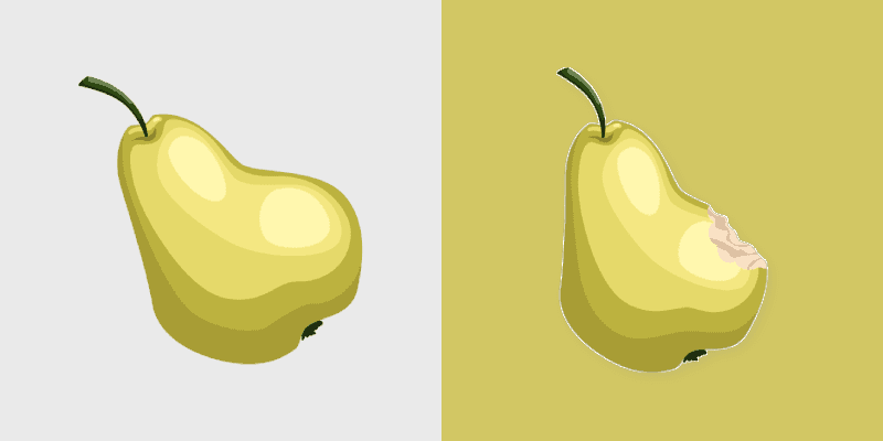 Juicy Pear custom cursor pack preview for Chrome, Edge and Windows