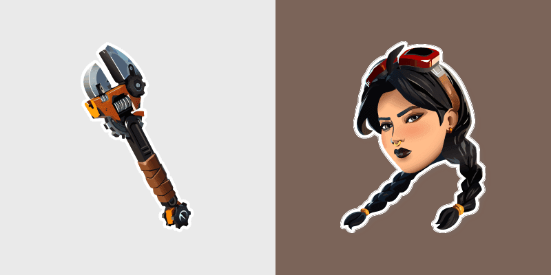 Wrenchers Pickaxe custom cursor pack preview for Chrome, Edge and Windows