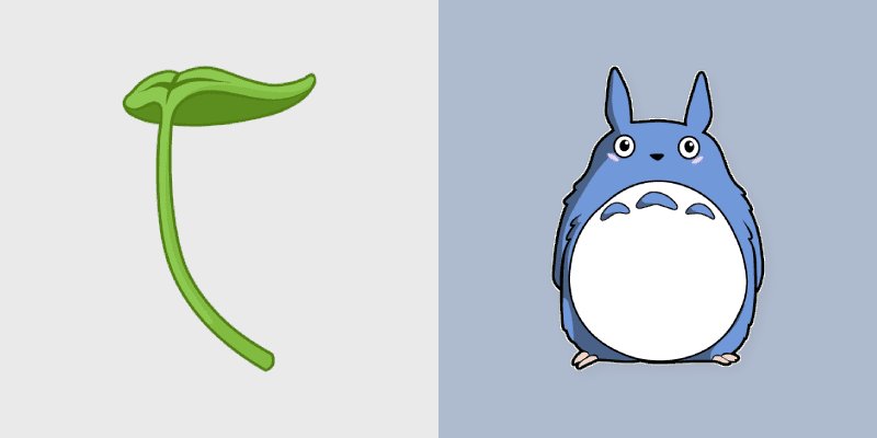 My Neighbor Totoro custom cursor pack preview for Chrome, Edge and Windows
