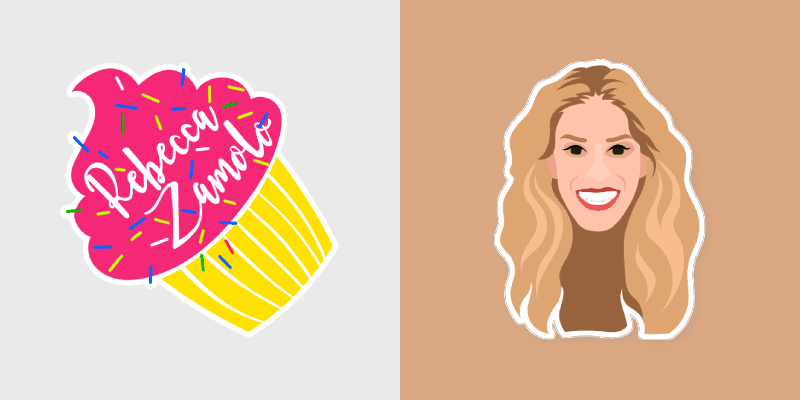 Rebecca Zamolo custom cursor pack preview for Chrome, Edge and Windows