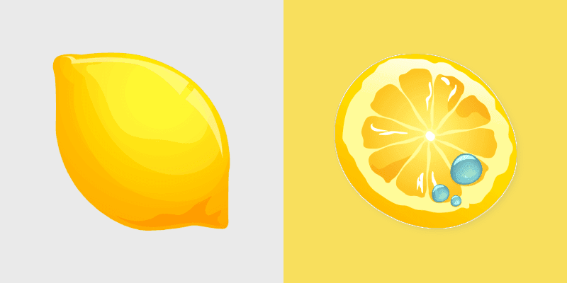 Vitamin-Powered Lemon custom cursor pack preview for Chrome, Edge and Windows