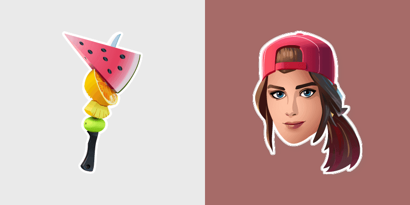 Loserfruit Fruit Punchers custom cursor pack preview for Chrome, Edge and Windows
