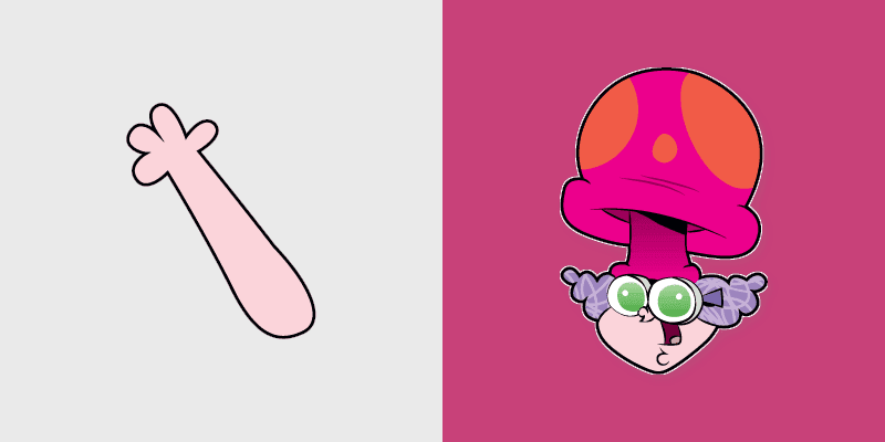 Chowder Mung Daal custom cursor pack preview for Chrome, Edge and Windows